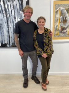 Bryson with Jan Ziegler, Director 10 West Gallery